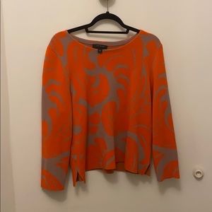 Anne Taylor colorful floral sweater